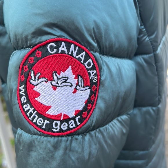 CANADA Weathergear Glacier Shield Forest Green Long Zip Front Jacket Women’s S - Picture 2 of 12